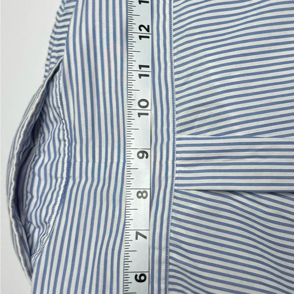 Polo Ralph Lauren Blue Striped Button Up Shirt. Small Great Condition Preppy
